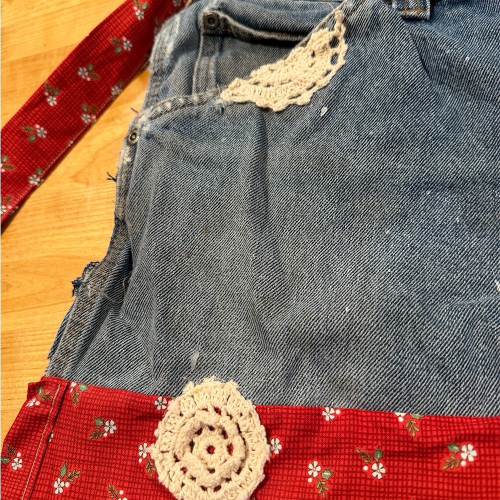 Upcycled Denim Apron - Picture 3 of 4